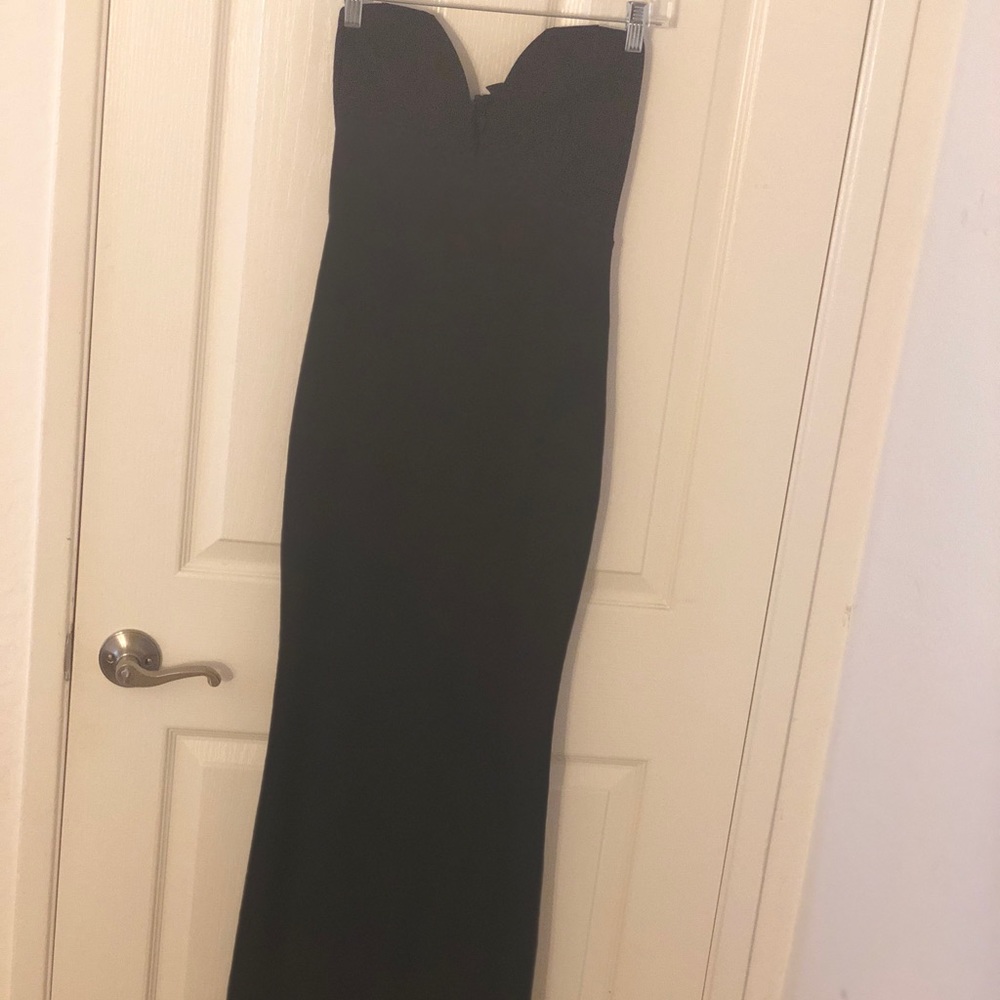 Strapless gown